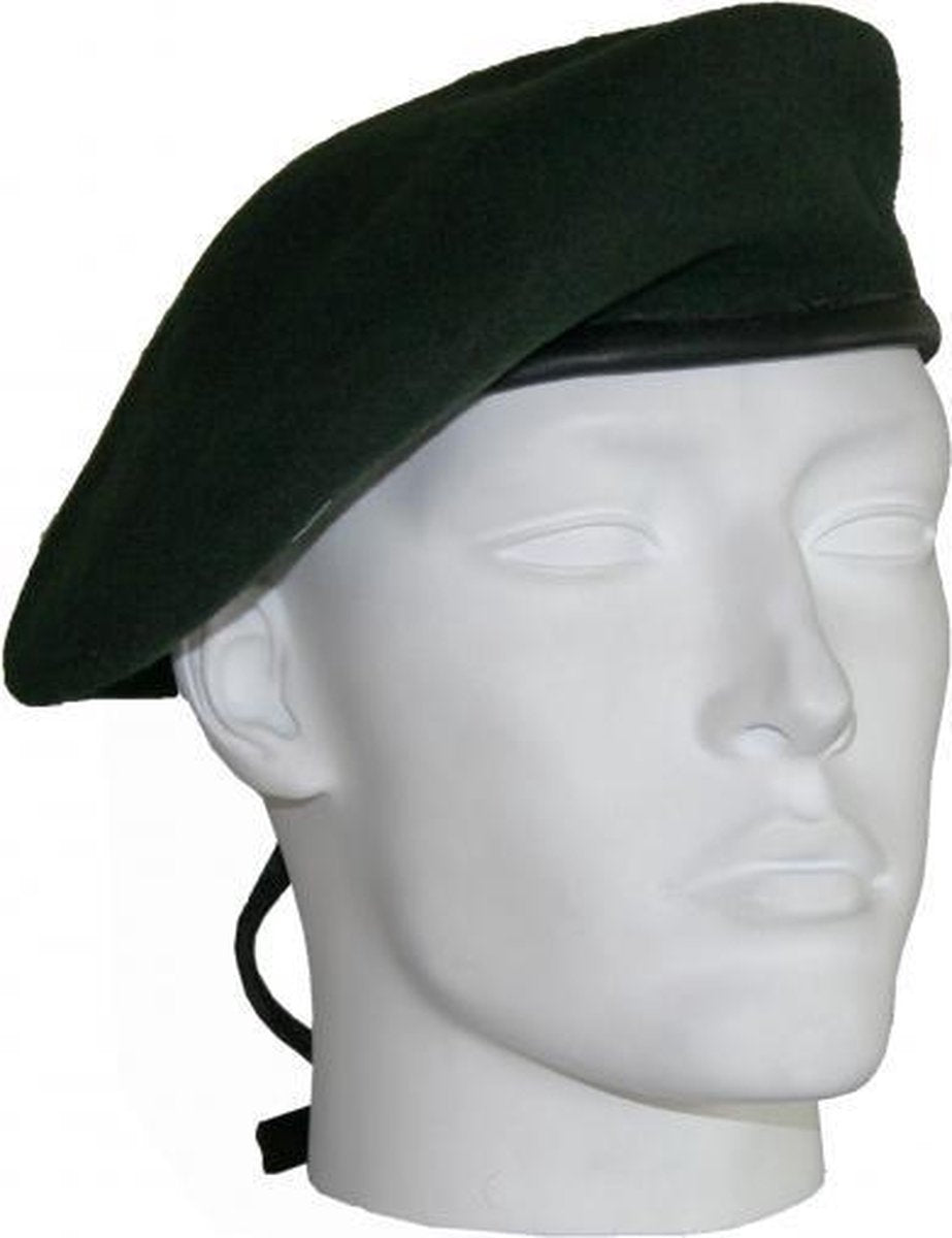 Soldaten baret donkergroen 59 cm