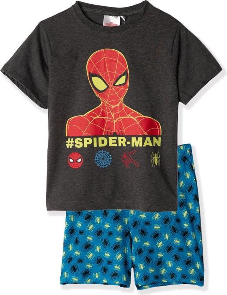 Pyjama Shortama Spider-Man maat 98