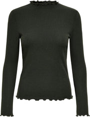 Onlemma L/s High Neck Top Noos Jrs 15180040 Rosin