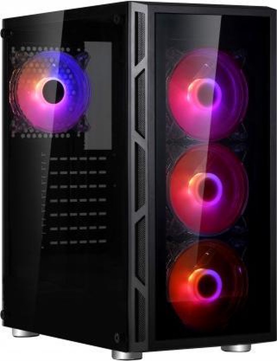 Spire Vision 7025 PC case RGB - glazen design miditoren - RGB verlichting