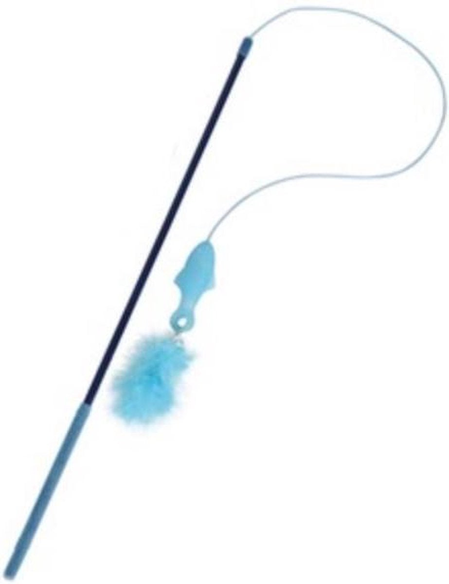 M-pets Speelhengel Vis Dinah 43 Cm Hout Blauw