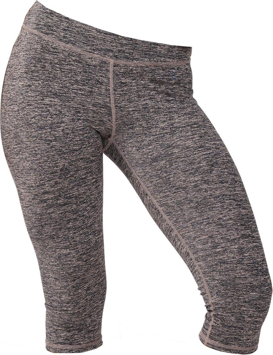 Röhnisch Sportlegging Lasting Capri Dames Grijs/roze Maat M