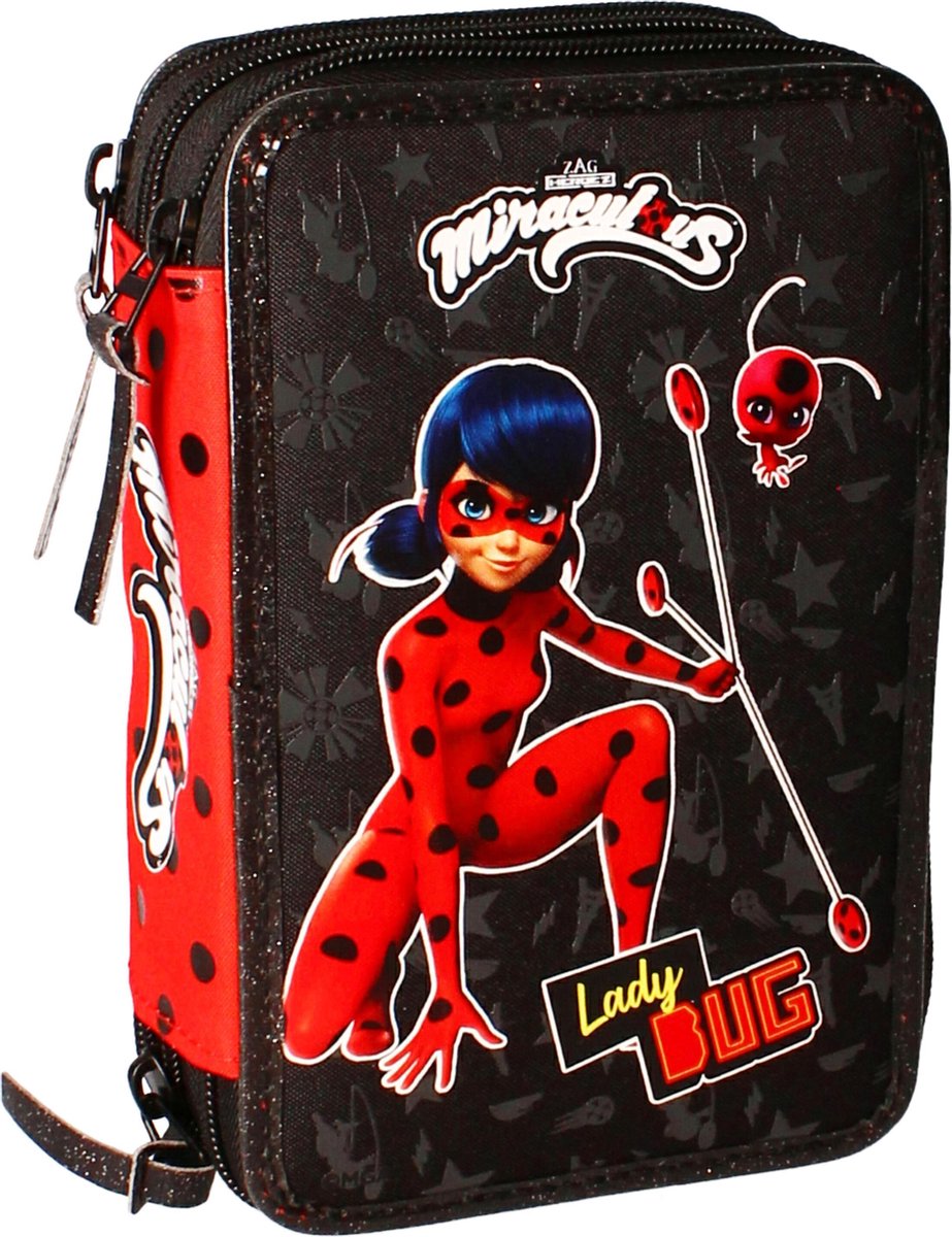Miraculous Kleurset Ladybug Meisjes Rood/zwart 41-delig