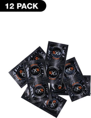 Black Latex - 12 pack - Condoms - natural latex- black - Discreet verpakt en bezorgd