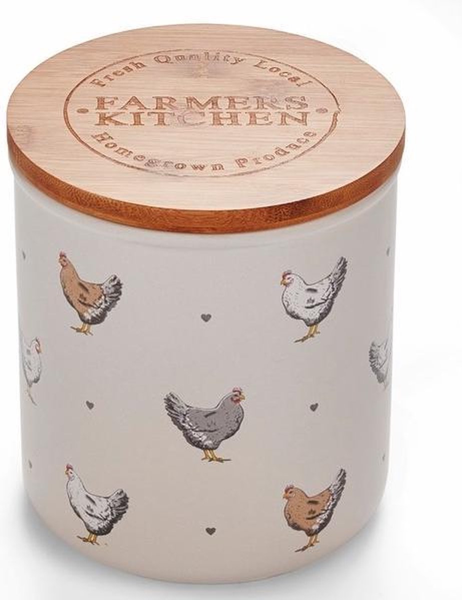 Cooksmart Voorraadpot keramiek Farmers Kitchen - creme