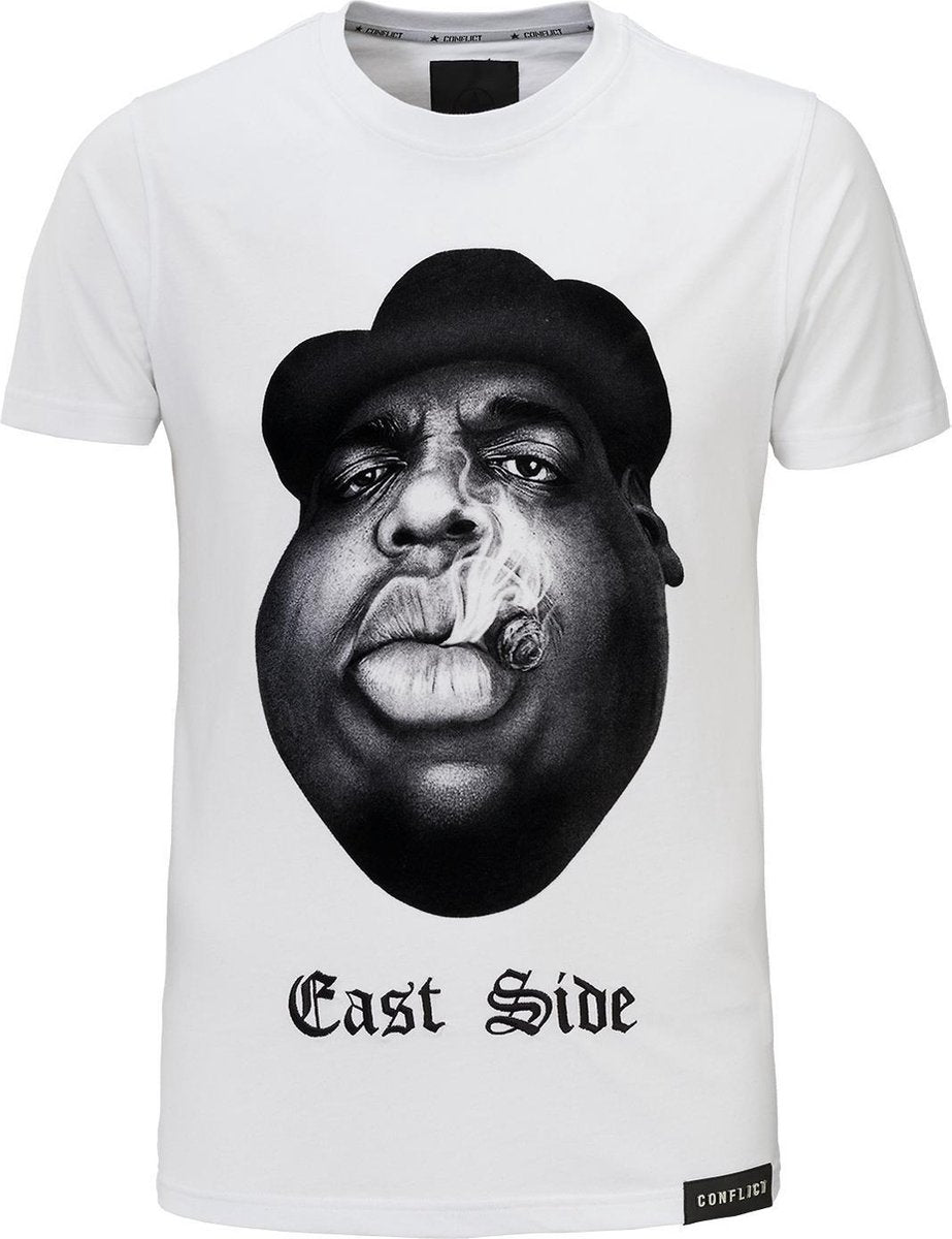 Conflict T-shirt East Side White
