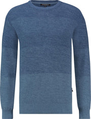 Haze&Finn Trui Blauw (MC12-0202 Bering Sea To Indigo)