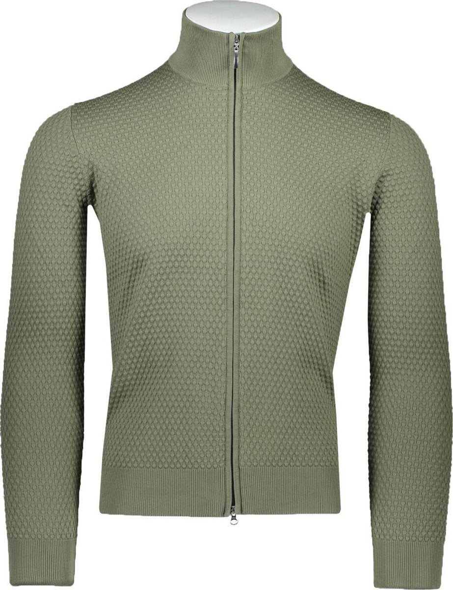 Gran Sasso  Vest Groen Getailleerd - Maat XXL  - Heren - Lente/Zomer Collectie - Wol