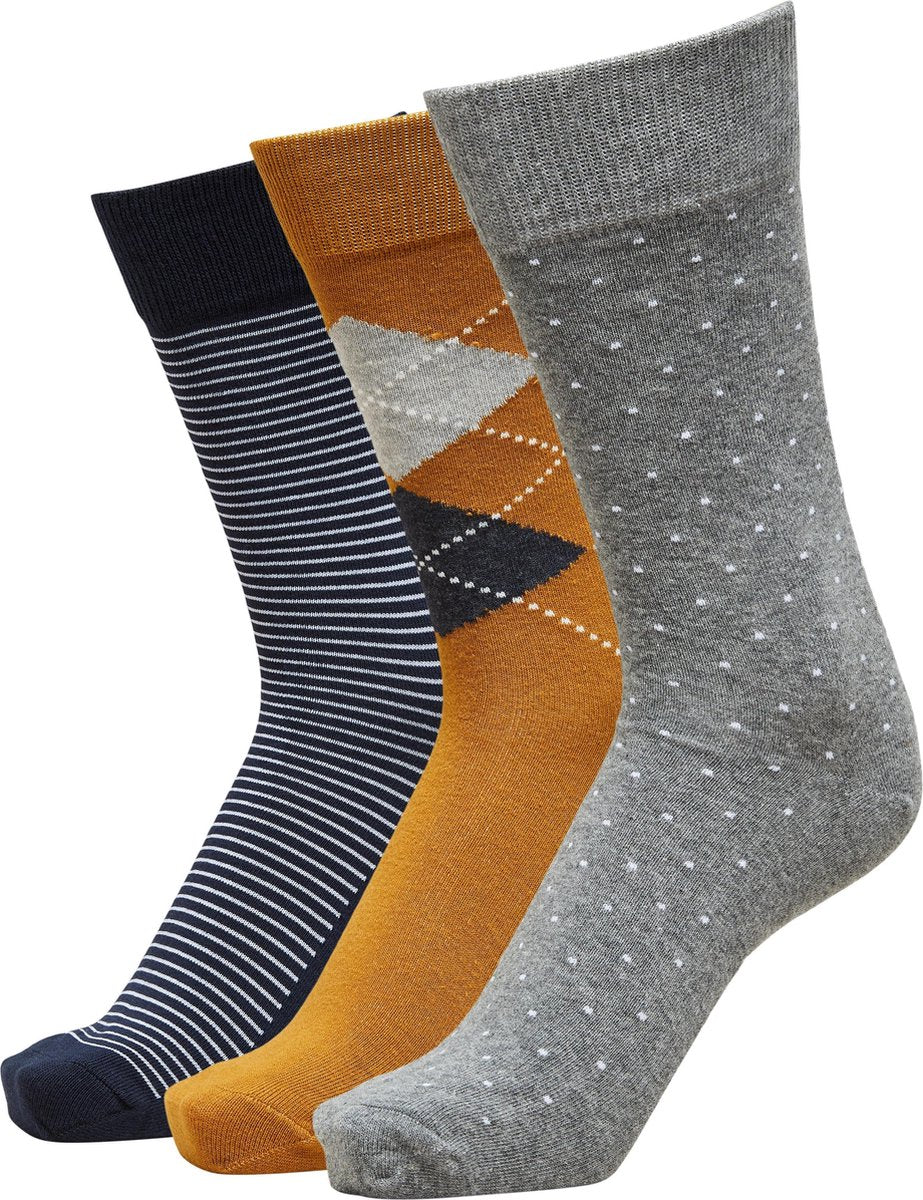 Selected Homme One Size Sokken Heren 3P - Maat 36-41