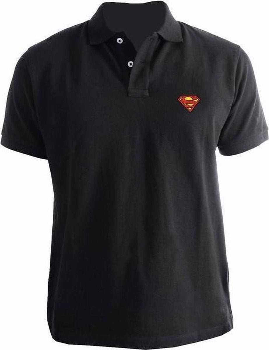 SUPERMAN - Polo - Logo Superman - Black (XL)