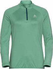 Odlo 541791 Carve Light 1/2 Zip Groen Maat XL