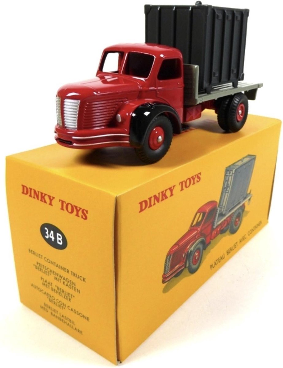 Berliet GBO avec Benne Carriere Basculante red/yellow  1:43