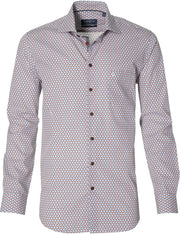 Ledub Overhemd - Modern Fit - Rood - 48