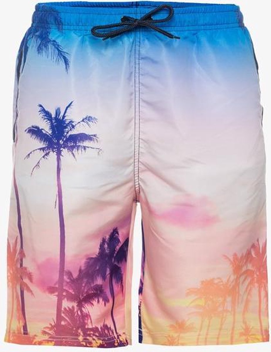Osaga heren zwemshort met palmbomen - Combinatie - Maat M