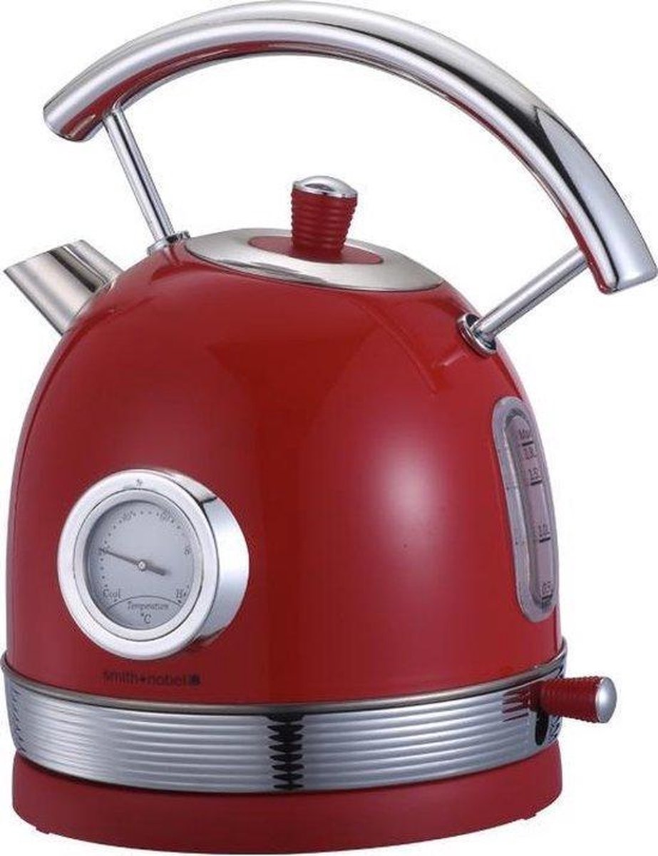Royal Living | RETRO Waterkoker | 1.8L | 2200W | Rood