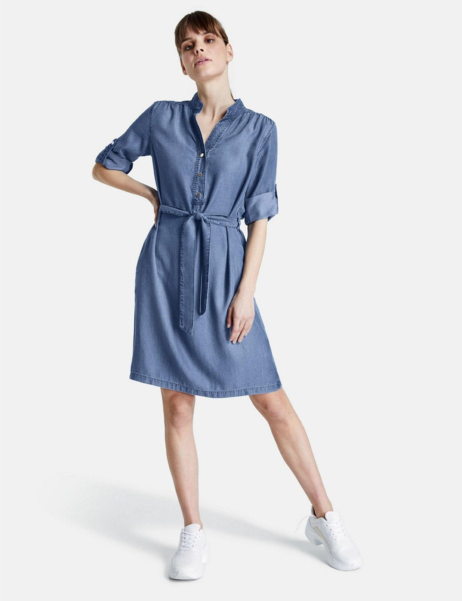 Taifun jurk Blauw-36