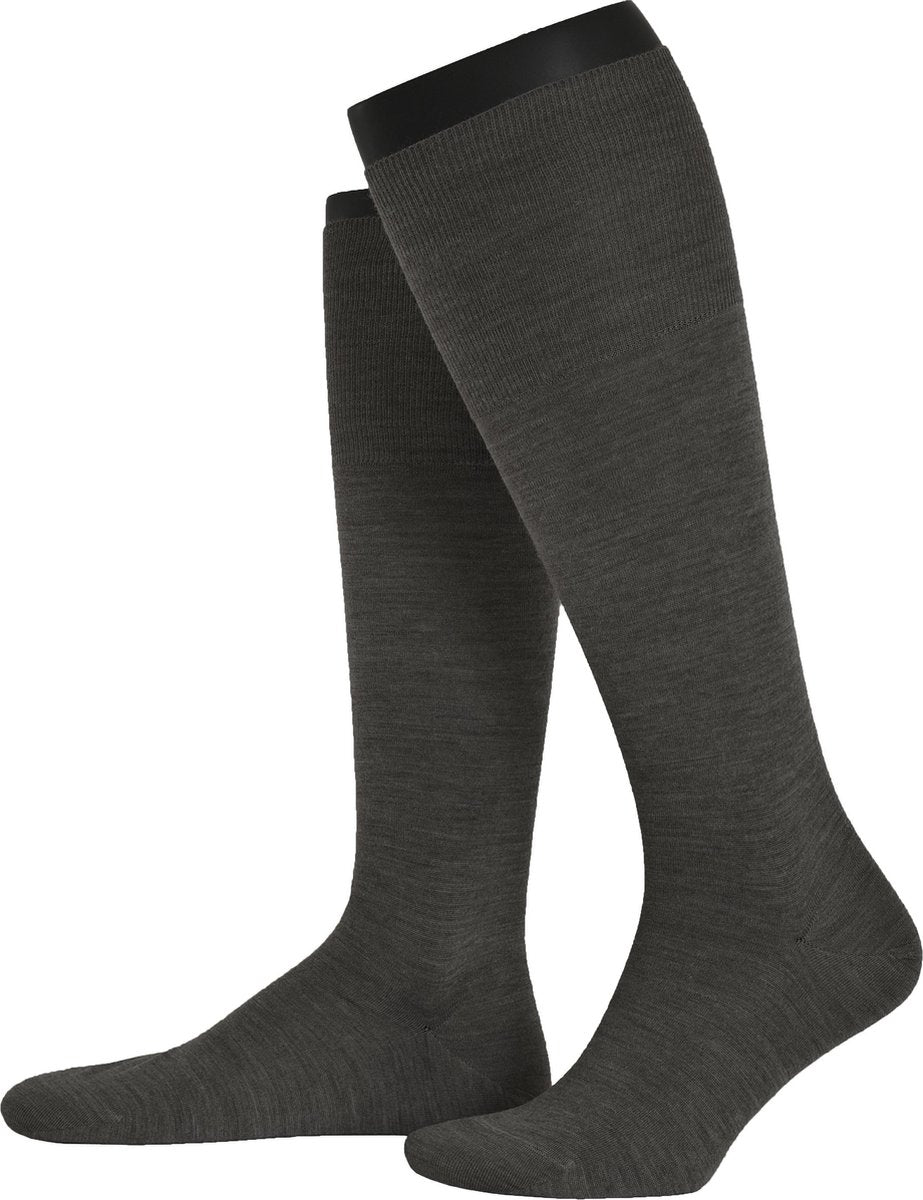 Kniekous | merinowol | grijs | maat 39-40