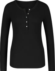 Hunkemöller Dames Pyjamatop lange mouwen - Maat 2XS