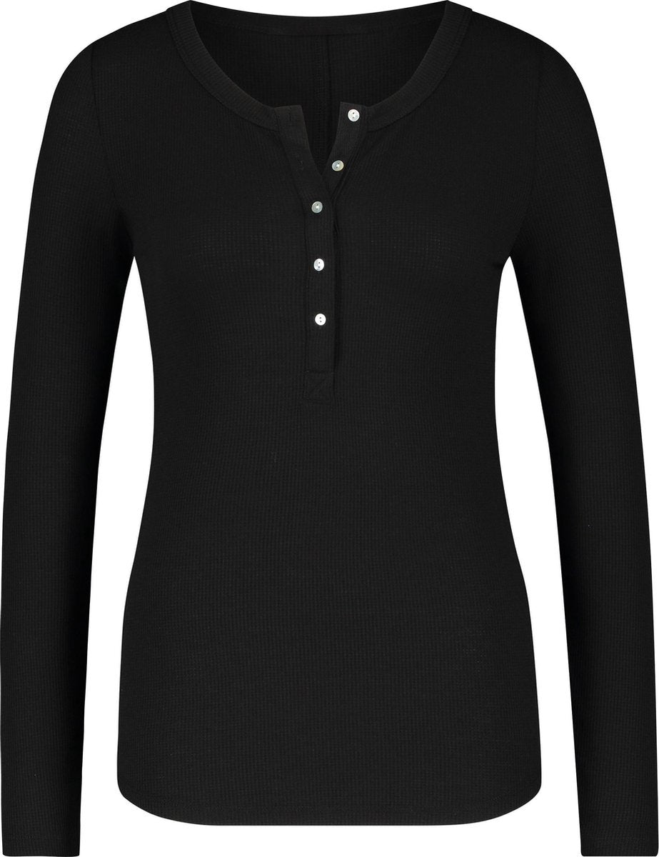 Hunkemöller Dames Pyjamatop lange mouwen - Maat 2XS