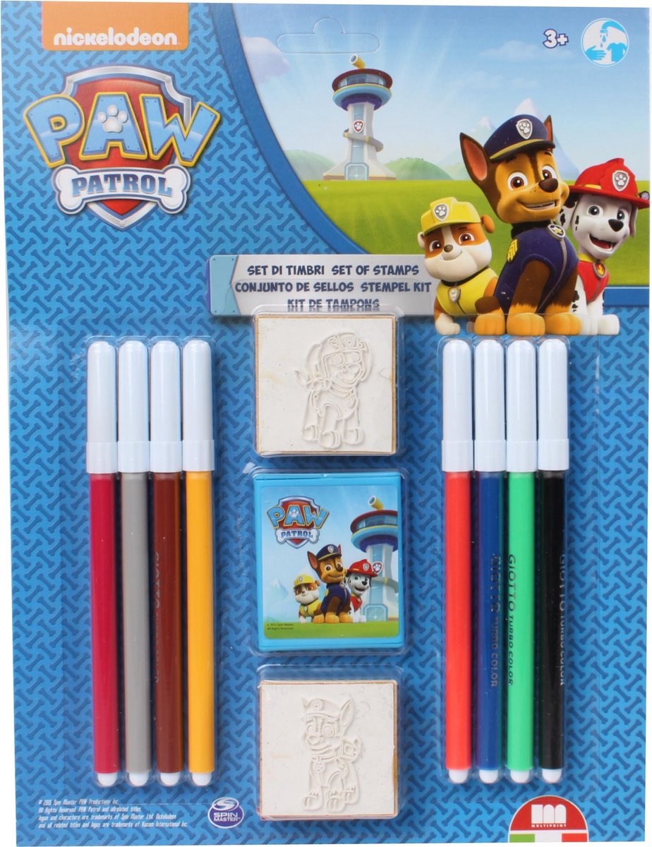 Paw Patrol Stempelset: 11-delig