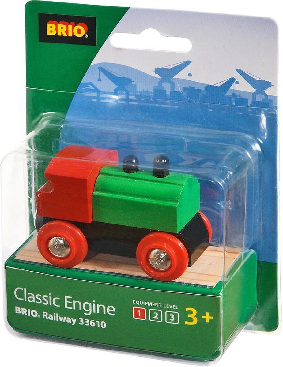 BRIO Treinset Treinbaan Locomotief - Hout