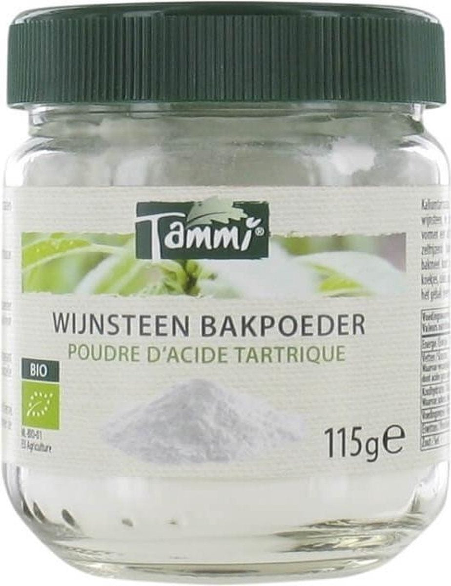 Tammi wijnsteen bakpoeder 115 gr