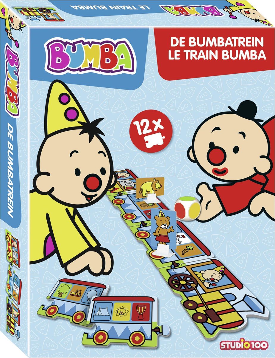 Bumba - Dobbelspel - Reisspel - De Bumbatrein - puzzel en dobbelspel