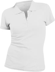 SOLS Vrouwen/dames Mensen Pique Korte Mouw Katoenen Poloshirt (Wit)