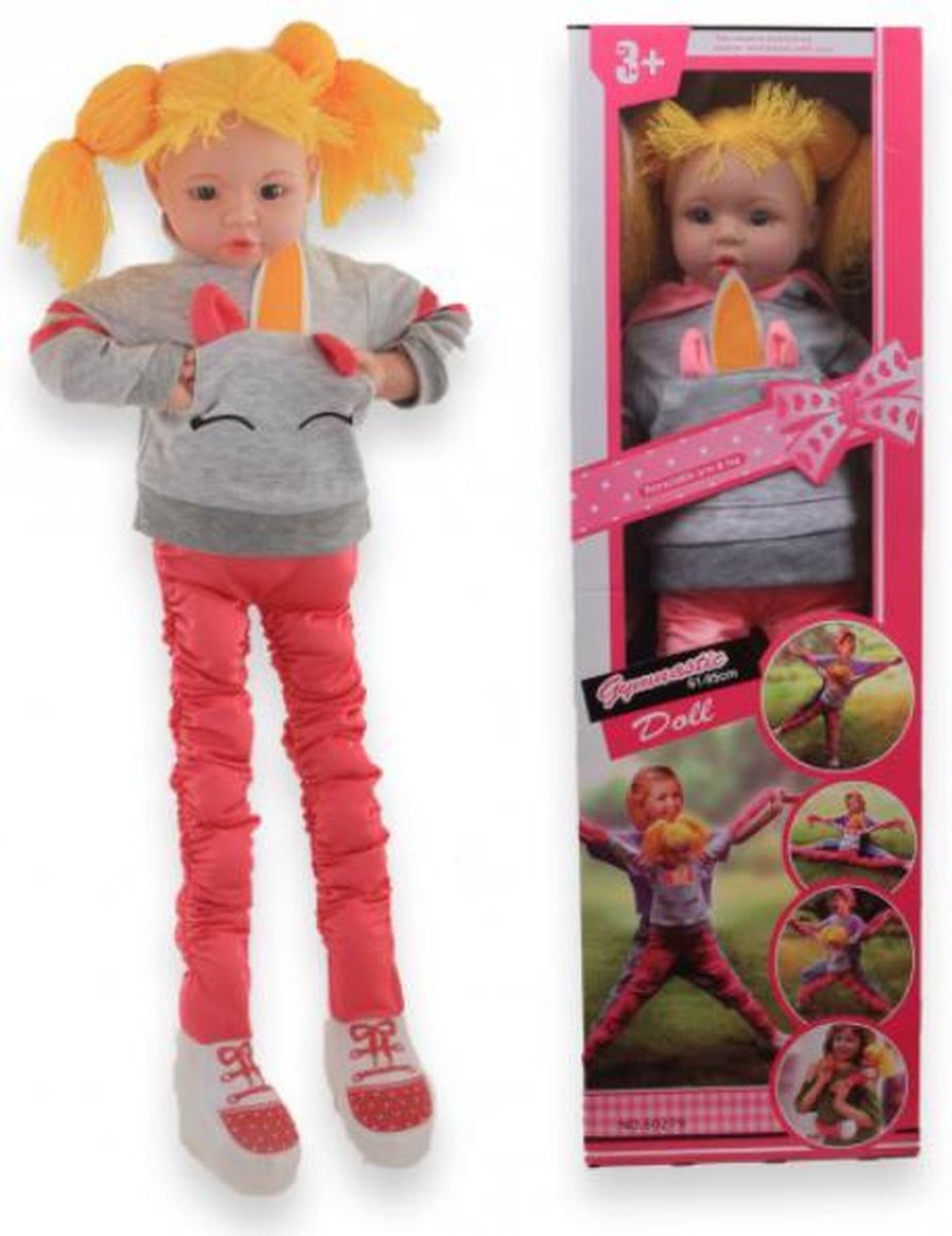 Pop Gymnastic Doll Stretch 61-95 cm - Pink