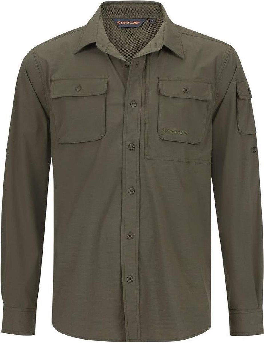 Life-Line Malton Overhemd - Heren Outdoor Blouse - Anti-Insect Werking