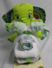 Brommer klein olifant groen