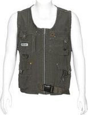 T'RIFFIC® STORM Werkgilet Canvas washed 100% katoen Olijfgroen size XL