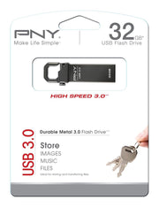 PNY Hook Attaché 32GB - USB-Stick / Zwart