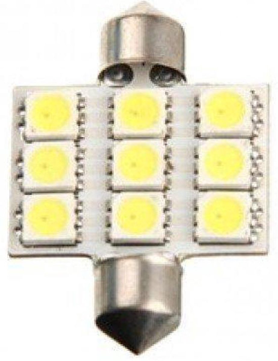 Dome 9 LED C5W SMD Auto Interieur Lamp 36mm