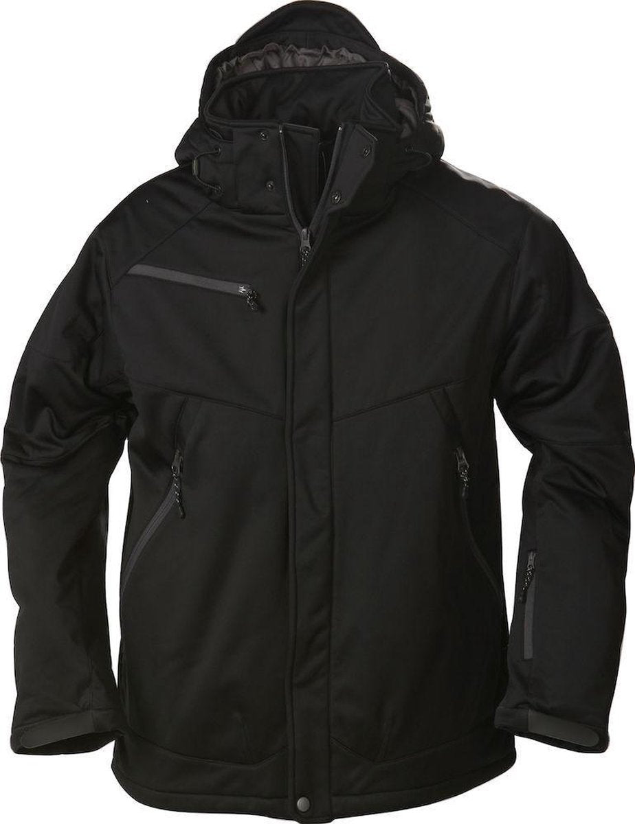 Printer Skeleton Softshell Jacket-4XL-Grey