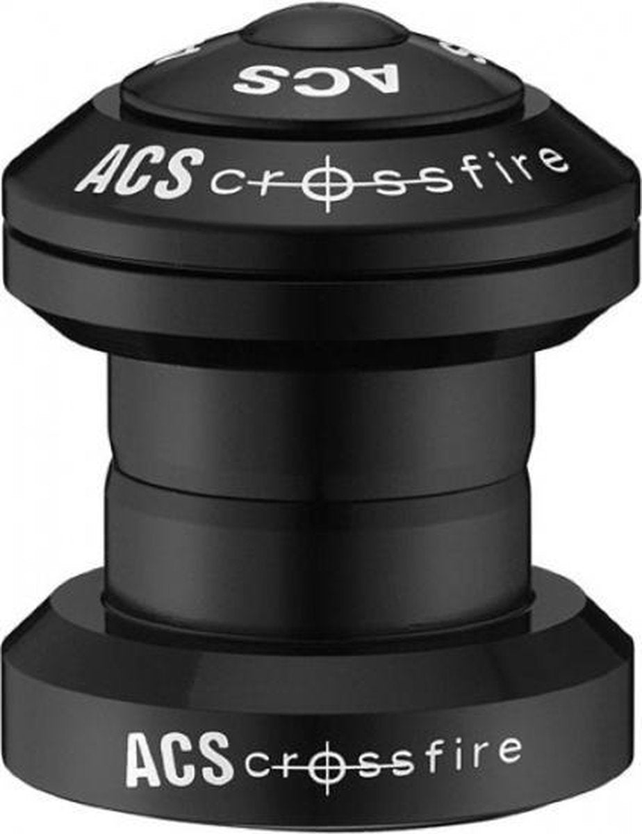 Acs Balhoofdstel Bmx 1 1/8 Inch Crossfire Zwart