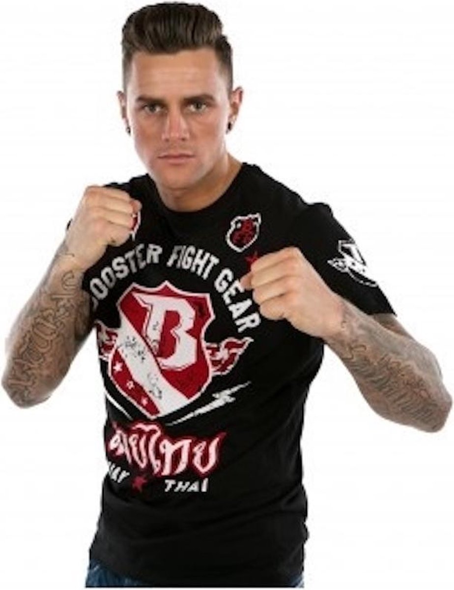 Booster Muay Thai Tee - Zwart - M
