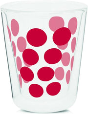 Zak!Designs Dotdot Koffiebeker - Dubbelwandig - 20 cl - Rood