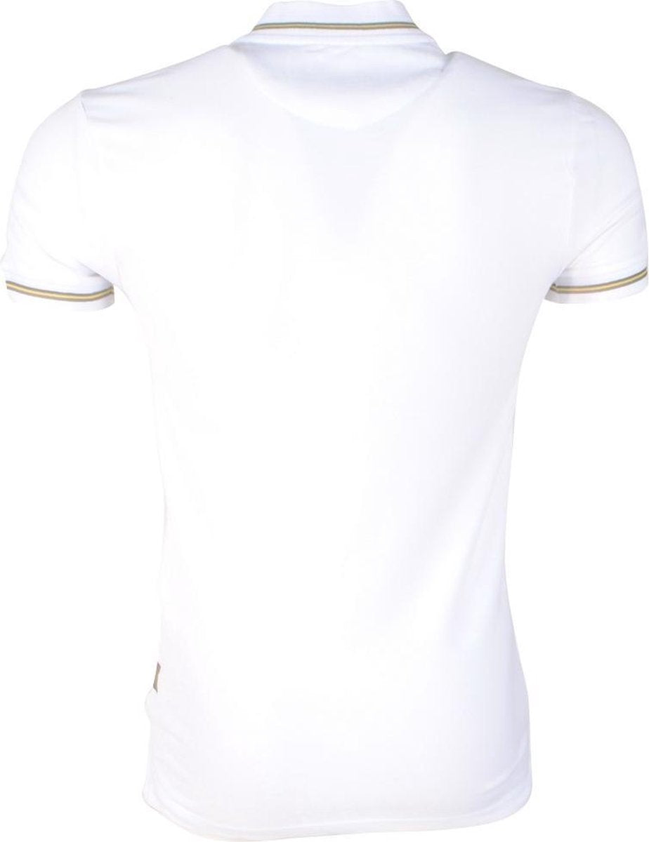 MZ72 - Heren T-shirt - Plommer - Wit