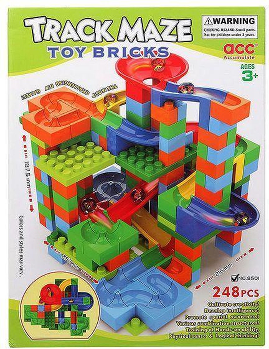 Bouwspel met blokken Track Maze 118056 (248 pcs)