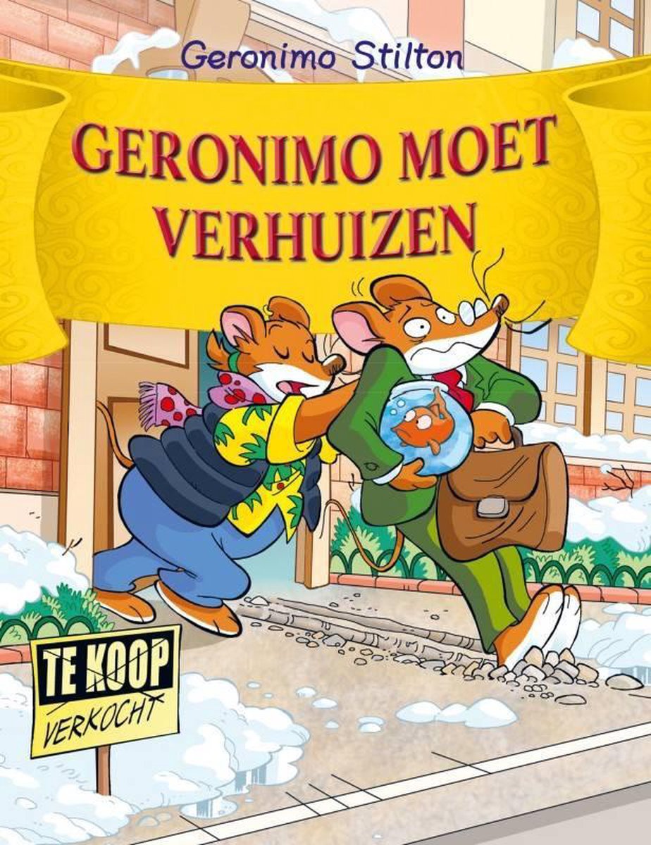 Kinderboeken Geronimo Stilton moet verhuizen