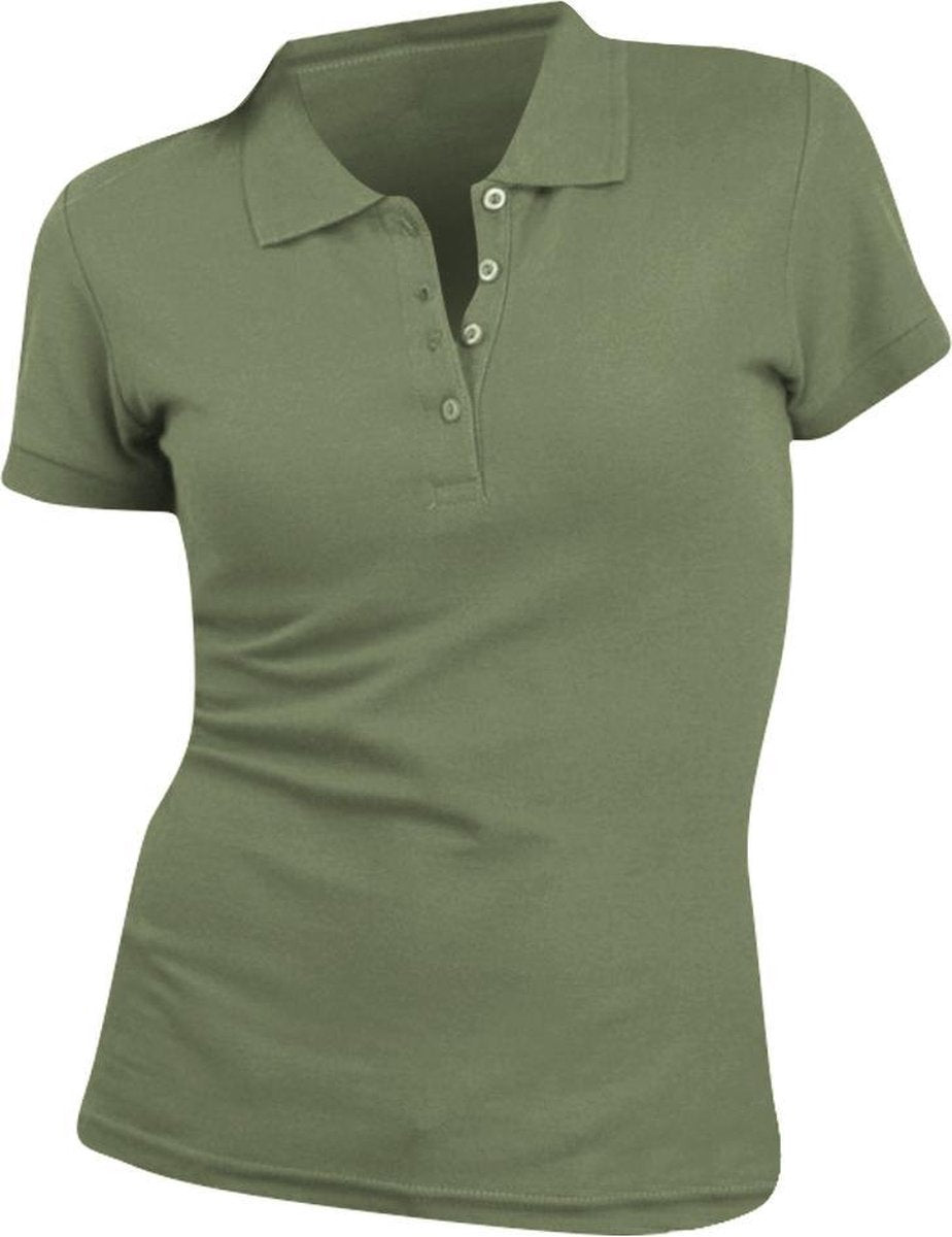 SOLS Vrouwen/dames Mensen Pique Korte Mouw Katoenen Poloshirt (Khaki)