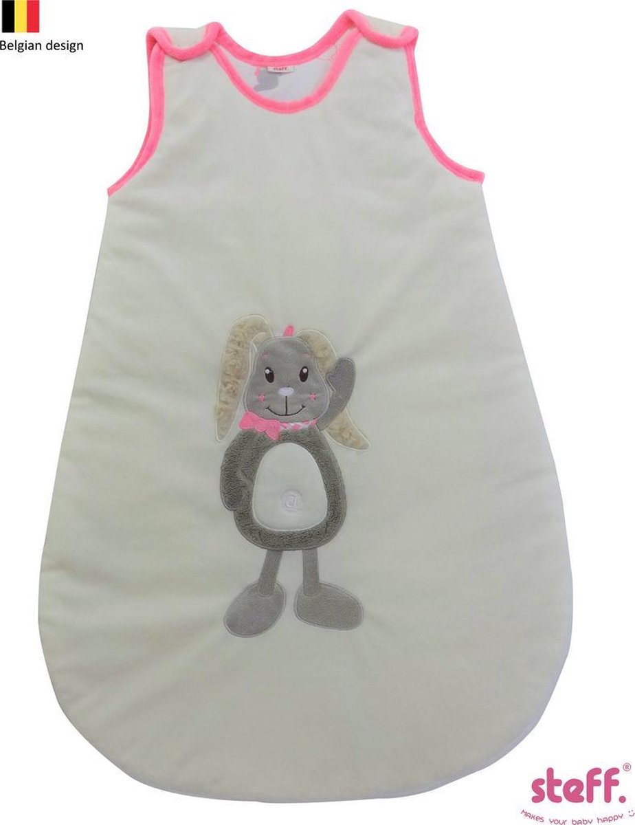 Steff konijntje roze slaapzak 70 cm