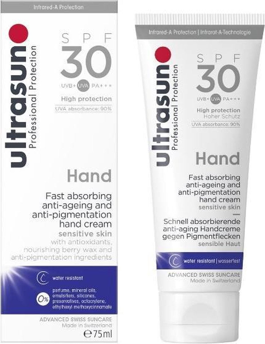 Ultrasun Zonnebrand Hand Anti-Pigmentation SPF30 - 75 ml