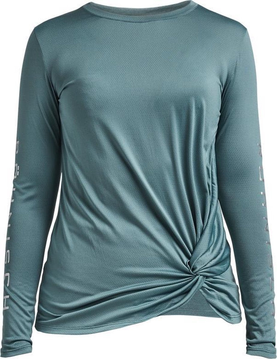 Röhnisch Trainingshirt Knot Dames Polyester/elastaan Groen Maat Xs