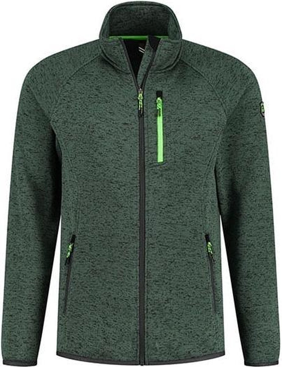 Kjelvik heren vest Aron groen - maat 5XL