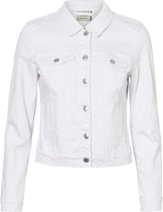 Vero Moda VMHOT SOYA DENIM JACKET - Bright White White