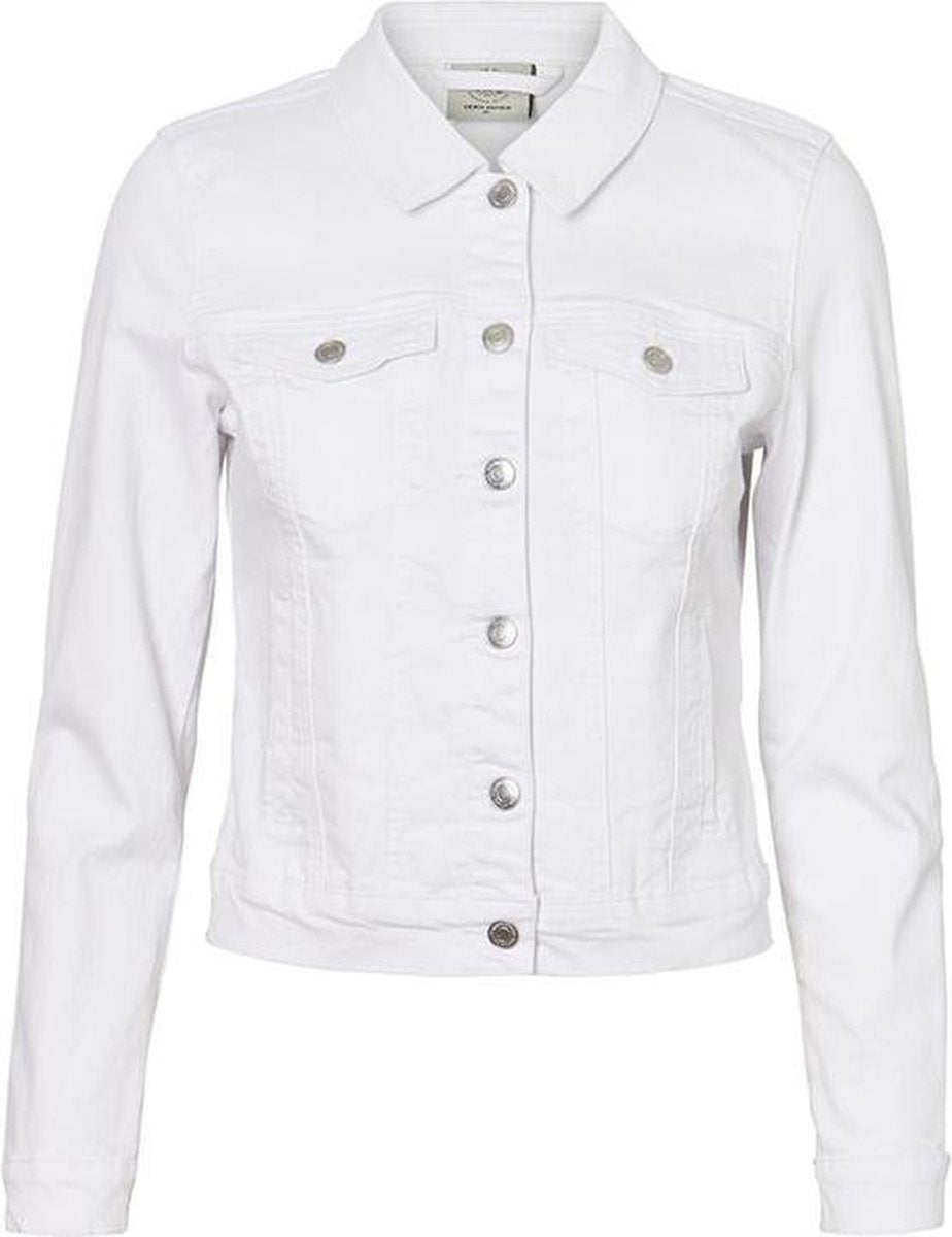 Vero Moda VMHOT SOYA DENIM JACKET - Bright White White