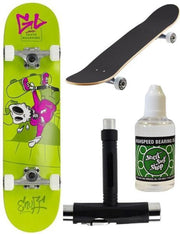 Enuff Skateboard MINI + Onderhoudspakket - Skully Green