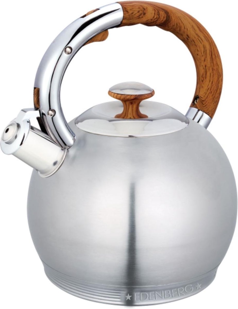 Edënbërg Classic Line - Luxe RVS Fluitketel - 3.5 liter